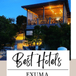 Travel Influencer Pinterest Pin 10 Best Family Hotels in Exuma Bahamas: Paradise Picks